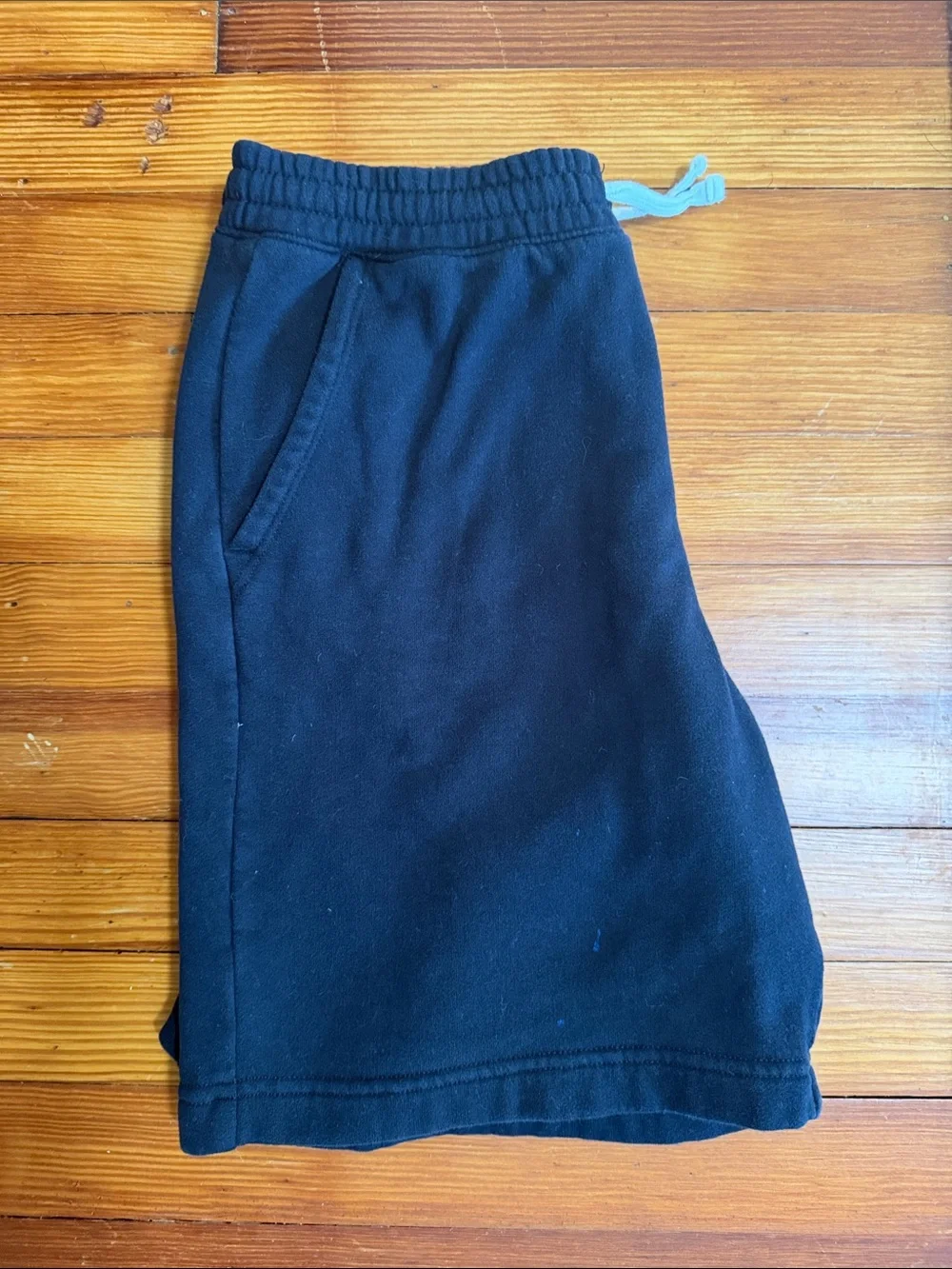 Abercrombie & Fitch Black kids Athletic Fleece Shorts